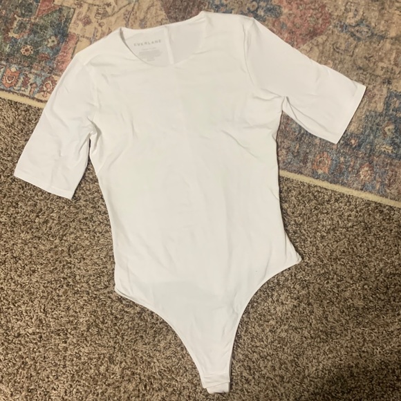 Everlane white bodysuit/Small - Picture 1 of 4
